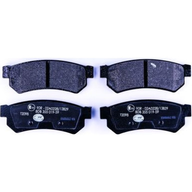 Hella Pagid | Bremsbelagsatz, Scheibenbremse | 8DB 355 019-591