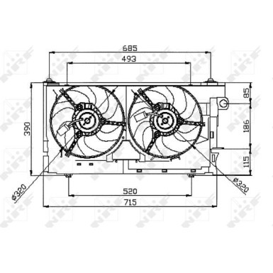 47050 Lüfter, Motorkühlung