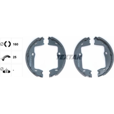 91018400 Bremsbackensatz, Feststellbremse