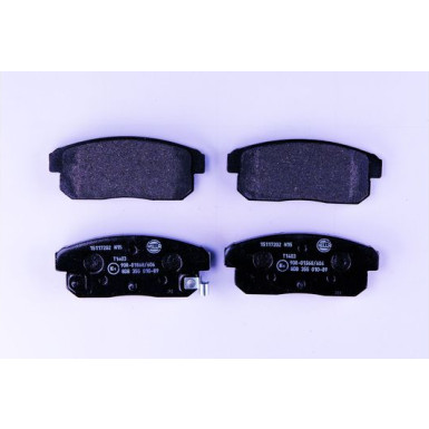 Hella | Bremsbelagsatz, Scheibenbremse | 8DB 355 010-891 Hella | Bremsbelagsatz, Scheibenbremse | 8DB 355 010-891