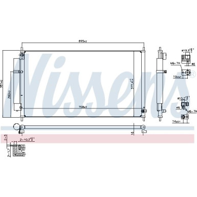 940502 Kondensator, Klimaanlage ** FIRST FIT **
