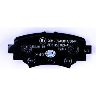 Hella | Bremsbelagsatz, Scheibenbremse | 8DB 355 021-411