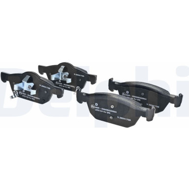 Delphi | Bremsbelagsatz, Scheibenbremse | LP2144 Delphi | Bremsbelagsatz, Scheibenbremse | LP2144