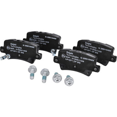 Delphi | Bremsbelagsatz, Scheibenbremse | LP1971