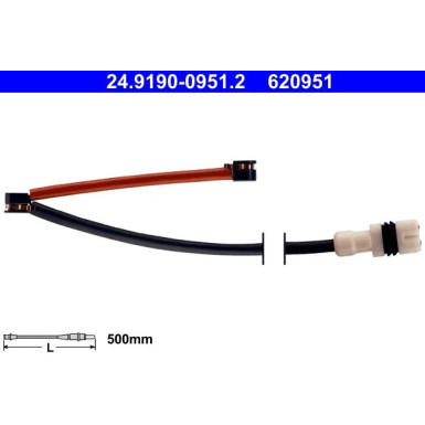 24.8190-0951.2 Warnkontakt, Bremsbelagverschleiß