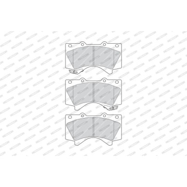 FDB4229 Bremsbelagsatz, Scheibenbremse PREMIER