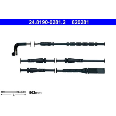 24.8190-0281.2 Warnkontakt, Bremsbelagverschleiß