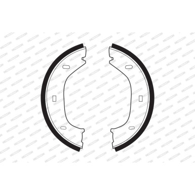 Ferodo | Bremsbackensatz, Feststellbremse | FSB92