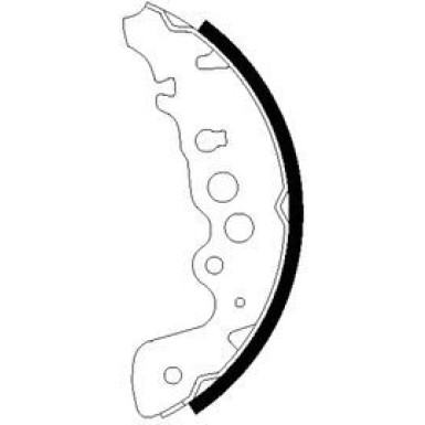 91057600 Bremsbackensatz 91057600 Bremsbackensatz