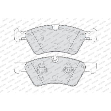 Ferodo Bremsbelagsatz, Scheibenbremse PREMIER FUSE+ Technology FDB1830