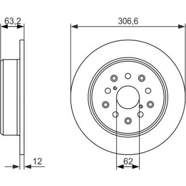 BOSCH | Bremsscheibe | 0 986 479 339