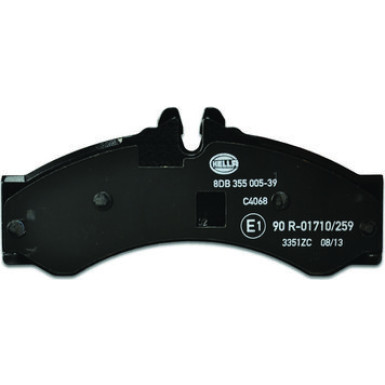 Hella | Bremsbelagsatz, Scheibenbremse | 8DB 355 005-391