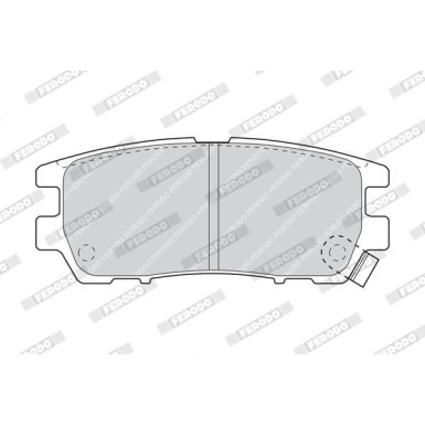 Ferodo | Bremsbelagsatz, Scheibenbremse | FDB804