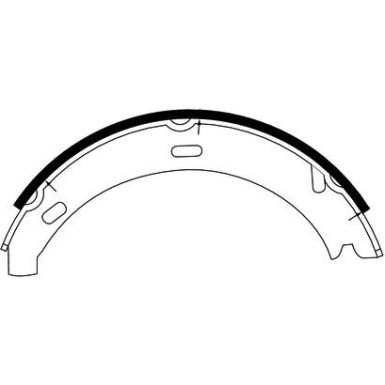 91057200 Bremsbackensatz, Feststellbremse