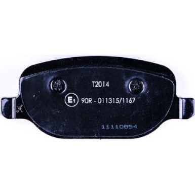 Hella | Bremsbelagsatz, Scheibenbremse | 8DB 355 015-571