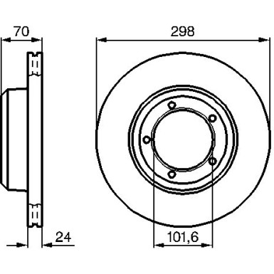 0 986 478 824 Bremsscheibe