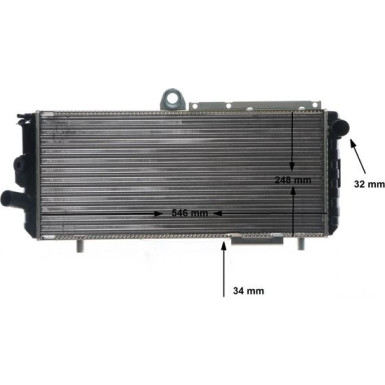 Mahle | Kühler, Motorkühlung | CR 620 000S