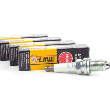 4x NGK 3045 Zündkerze V-Line BKUR6ET-10 4x NGK 3045 Zündkerze V-Line BKUR6ET-10