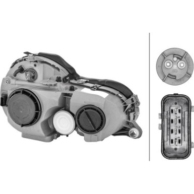 Hella | Hauptscheinwerfer | 1D9 007 970-031