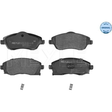 Meyle Bremsbelagsatz, Scheibenbremse MEYLE-ORIGINAL: True to OE 025 232 2517