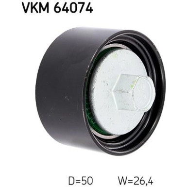 SKF | Umlenk-/Führungsrolle, Keilrippenriemen | VKM 64074