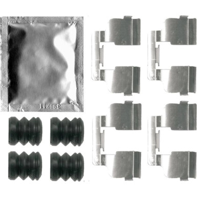 BOSCH | Zubehörsatz, Scheibenbremsbelag | 1 987 474 749