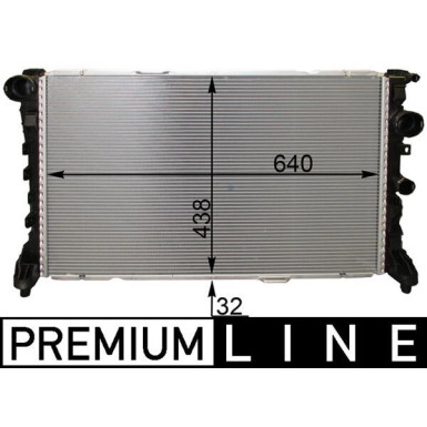 CR 1772 000P Kühler, Motorkühlung BEHR *** PREMIUM LINE ***