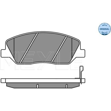 Meyle Bremsbelagsatz, Scheibenbremse MEYLE-ORIGINAL: True to OE 025 243 5117/W