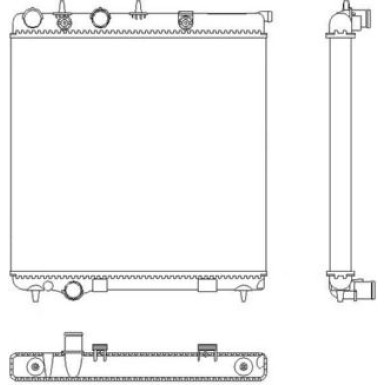 CR 2036 000S Kühler, Motorkühlung BEHR