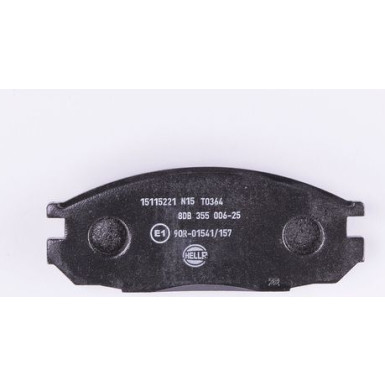 Hella | Bremsbelagsatz, Scheibenbremse | 8DB 355 006-251