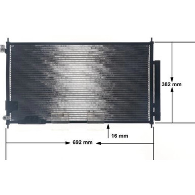 AC 826 000S Kondensator, Klimaanlage BEHR AC 826 000S Kondensator, Klimaanlage BEHR