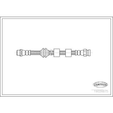 Corteco | Bremsschlauch | 19026875