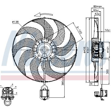 85748 Lüfter, Motorkühlung