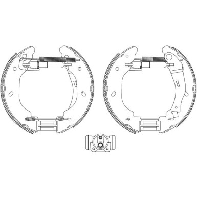 84059100 Bremsbackensatz Shoe Kit Pro