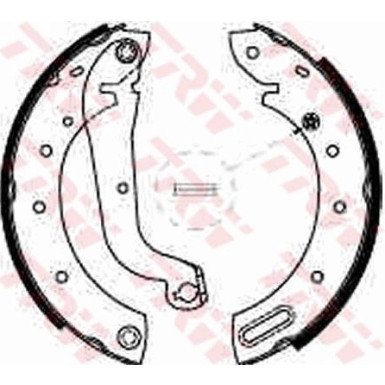 GS8625 Bremsbackensatz GS8625 Bremsbackensatz