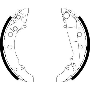 Hella | Bremsbackensatz | 8DB 355 000-111