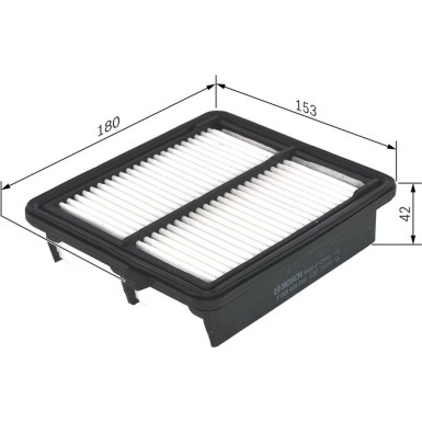 BOSCH F 026 400 224 Luftfilter BOSCH F 026 400 224 Luftfilter