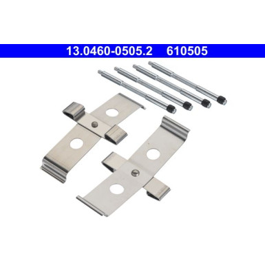 13.0460-0505.2 Zubehörsatz, Scheibenbremsbelag