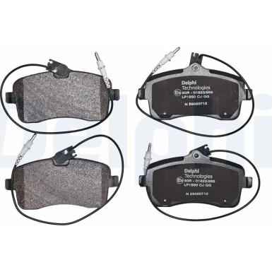 LP1890 Bremsbelagsatz, Scheibenbremse