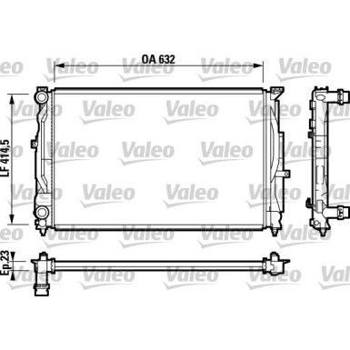 Valeo | Kühler, Motorkühlung | 732811
