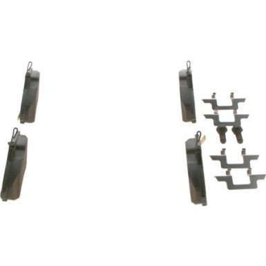 BOSCH | Bremsbelagsatz, Scheibenbremse | 0 986 494 262