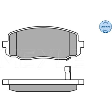 Meyle Bremsbelagsatz, Scheibenbremse MEYLE-ORIGINAL: True to OE 025 242 7516/W