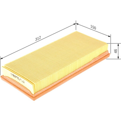 BOSCH 1 987 429 152 Luftfilter BOSCH 1 987 429 152 Luftfilter