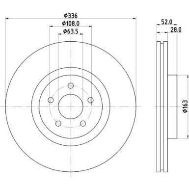 Hella | Bremsscheibe | 8DD 355 125-221