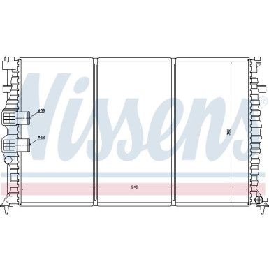 Nissens | Kühler, Motorkühlung | 63734