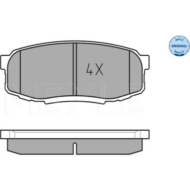 Meyle Bremsbelagsatz, Scheibenbremse MEYLE-ORIGINAL: True to OE 025 246 5317