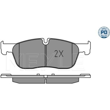 Meyle Bremsbelagsatz, Scheibenbremse MEYLE-PD: Advanced performance and design 025 221 4519/PD