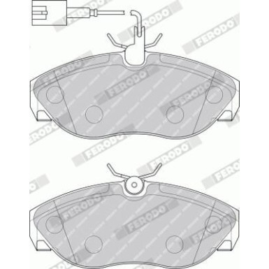 FVR1396 Bremsbelagsatz, Scheibenbremse PREMIER ECO FRICTION