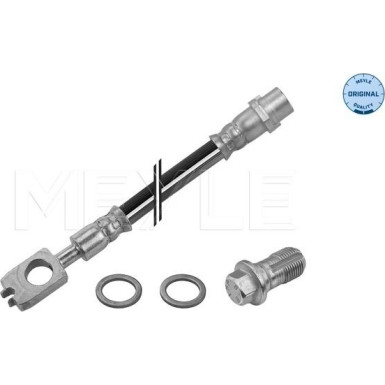 100 611 0076/S Bremsschlauch MEYLE-ORIGINAL: True to OE.
