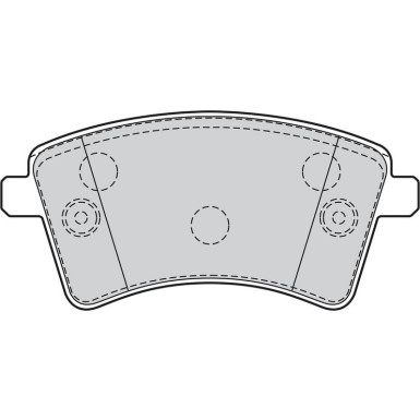 Valeo Bremsbelagsatz, Scheibenbremse ESSENTIAL 302108